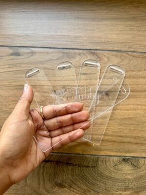 Pack of 5 Transparent Acrylic Bookmarks