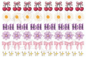 The Manifestation Garden UV 3D Sticker Sheet
