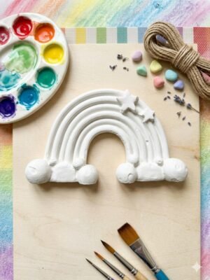 DIY Rainbow & Stars 3D Plaster Painting Kit