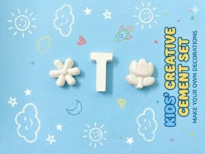 T is for Terrific: Kids’ Creative Cement Set