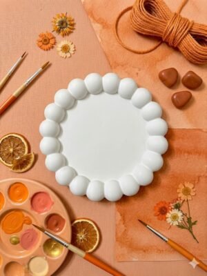 The Golden Hour Tray: A Warm & Whimsical DIY Painting Escape