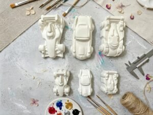 Racing Car Ready to Paint Toy Set