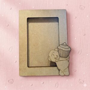 Cute Teddy Photo Frame MDF