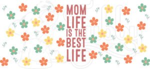 Mom Life Sticker Sheet | Floral DIY Stickers for Mothers | Cute Aesthetic Stickers for Journals, Gifts & Scrapbooking