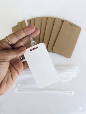 Luggage tags acrylic blanks
