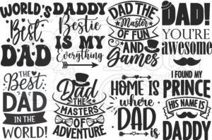 Father’s Day DIY Bookmark Kit | Set of 7 Inspirational Dad Quote Bookmarks | Personalized Acrylic Bookmark Craft Set