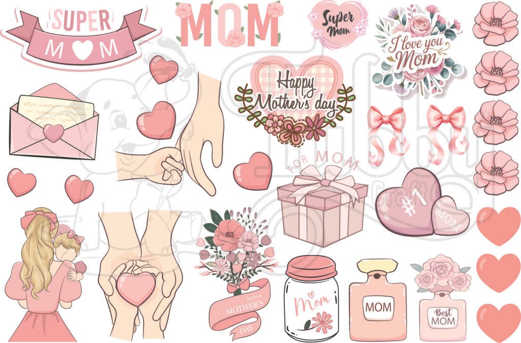 mothers day sticker sheet