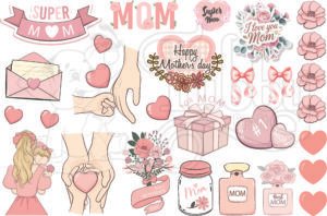mothers day sticker sheet