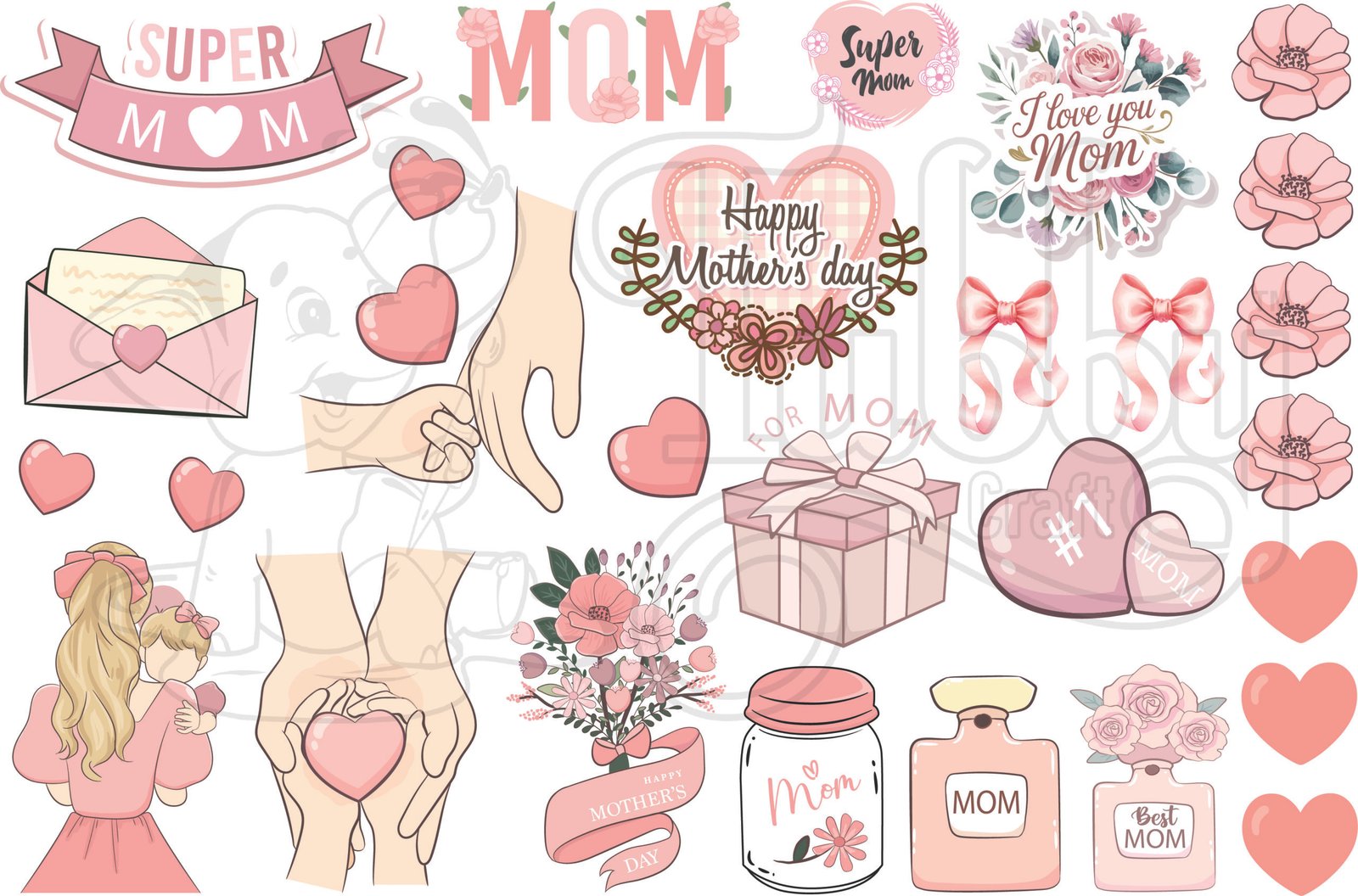 mothers day sticker sheet