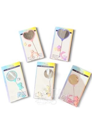 Tubbycraft DIY Mirror Wand Kits (Pack of 10 Sets) – Custom Pastel Handheld Mirrors with Slide-On Charms – Rs 2100